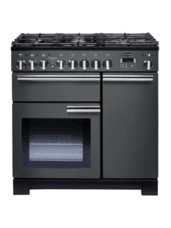 Rangemaster?? Professional Deluxe PDL90DFFSL/C 90cm Wide Dual Fuel Range Cooker - Slate - A/A Rate