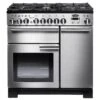 Rangemaster Professional Deluxe PDL90DFFSS/C 90cm Wide Dual Fuel Range Cooker - Stainless Steel - A/A Rated