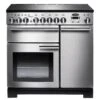 Rangemaster Professional Deluxe PDL90EISS/C 90cm Wide Electric Range Cooker With Induction Hob - Stainless Steel / Chrome - A/A Rated