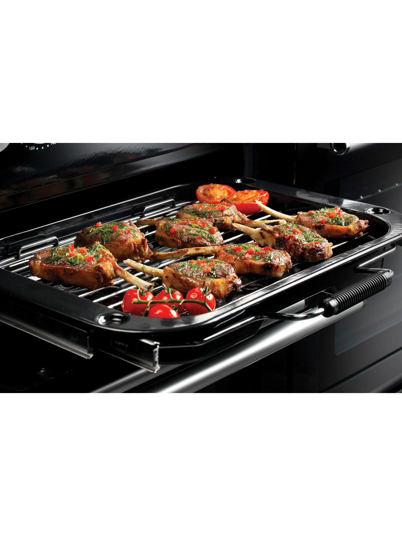 Rangemaster Professional Deluxe PDL90EISS/C 90cm Wide Electric Range Cooker With Induction Hob - Stainless Steel / Chrome - A/A Rated - Image 2