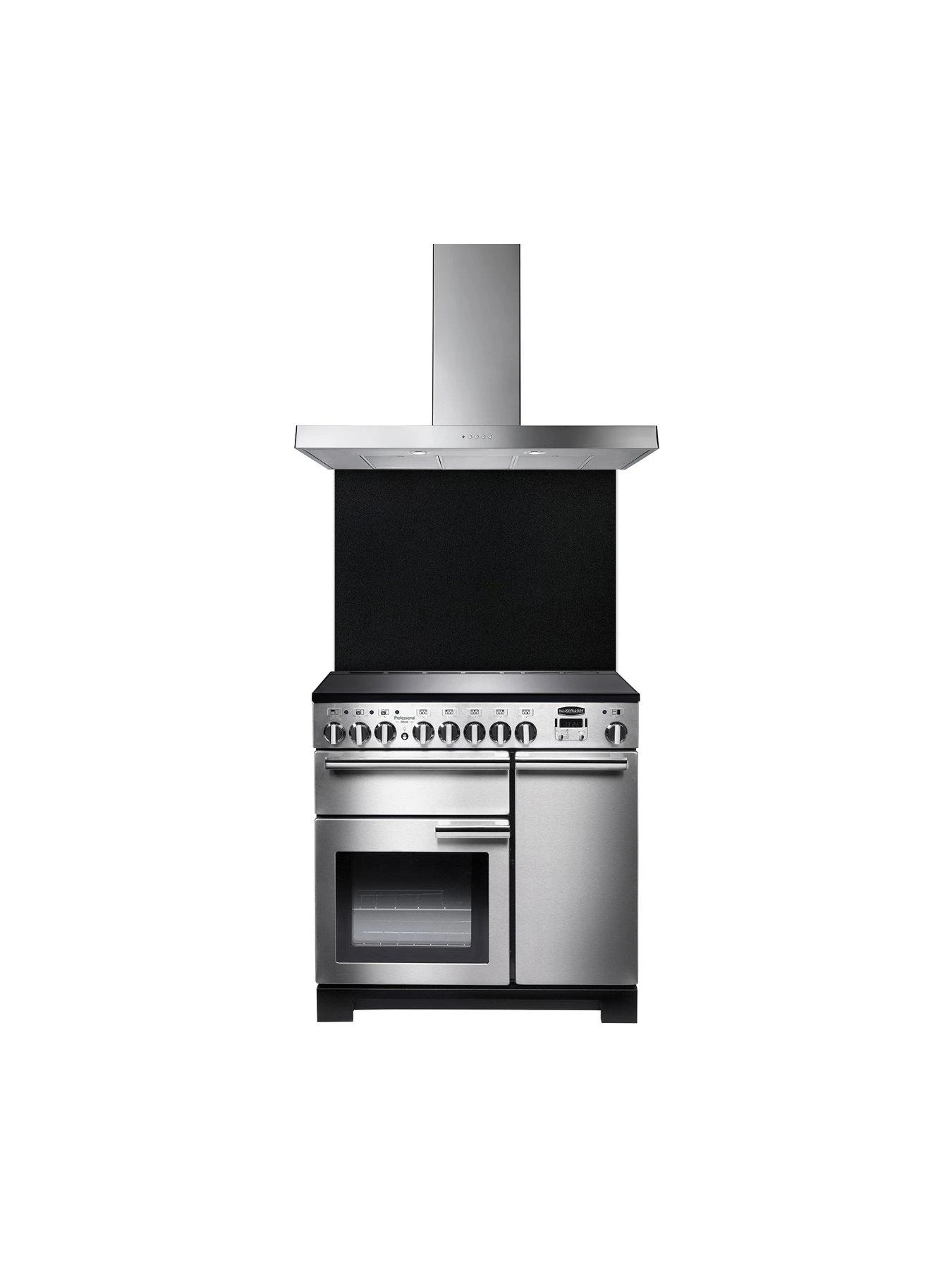 Rangemaster UNBHDS90SS Flat Stainless Steel 90cm Wide Chimney Cooker Hood - Image 2