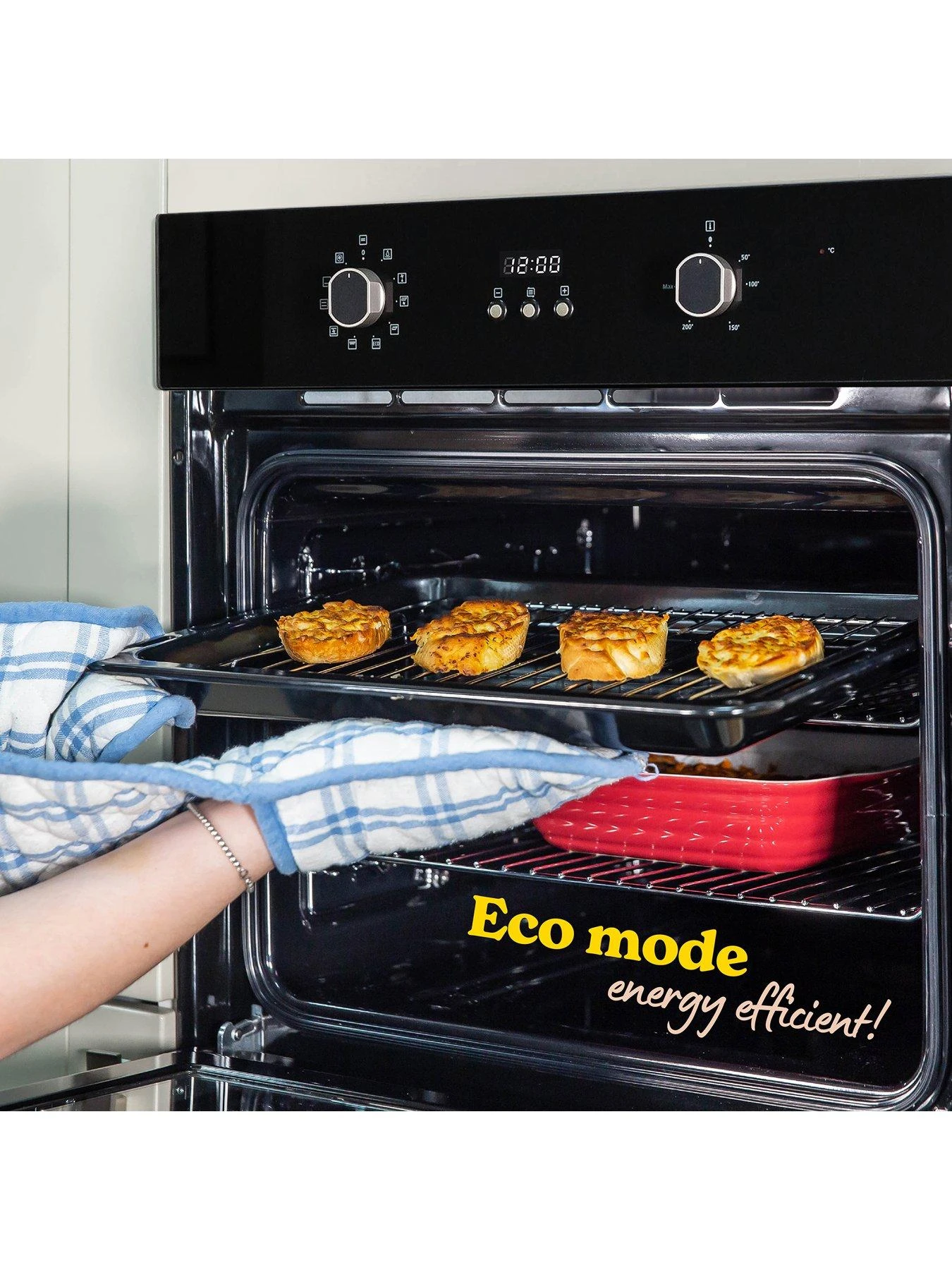 Russell Hobbs RHEO7005B 70L BUILT IN MULTIFUNCTIONAL ELECTRIC FAN OVEN Black - Image 5