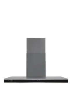 Russell Hobbs MIDNIGHT RHGCH903DS 90CM T-SHAPED CHIMNEY COOKER HOOD Dark Steel
