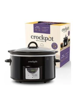 Crock-Pot Crockpot 3.5L Black Digital Slow Cooker