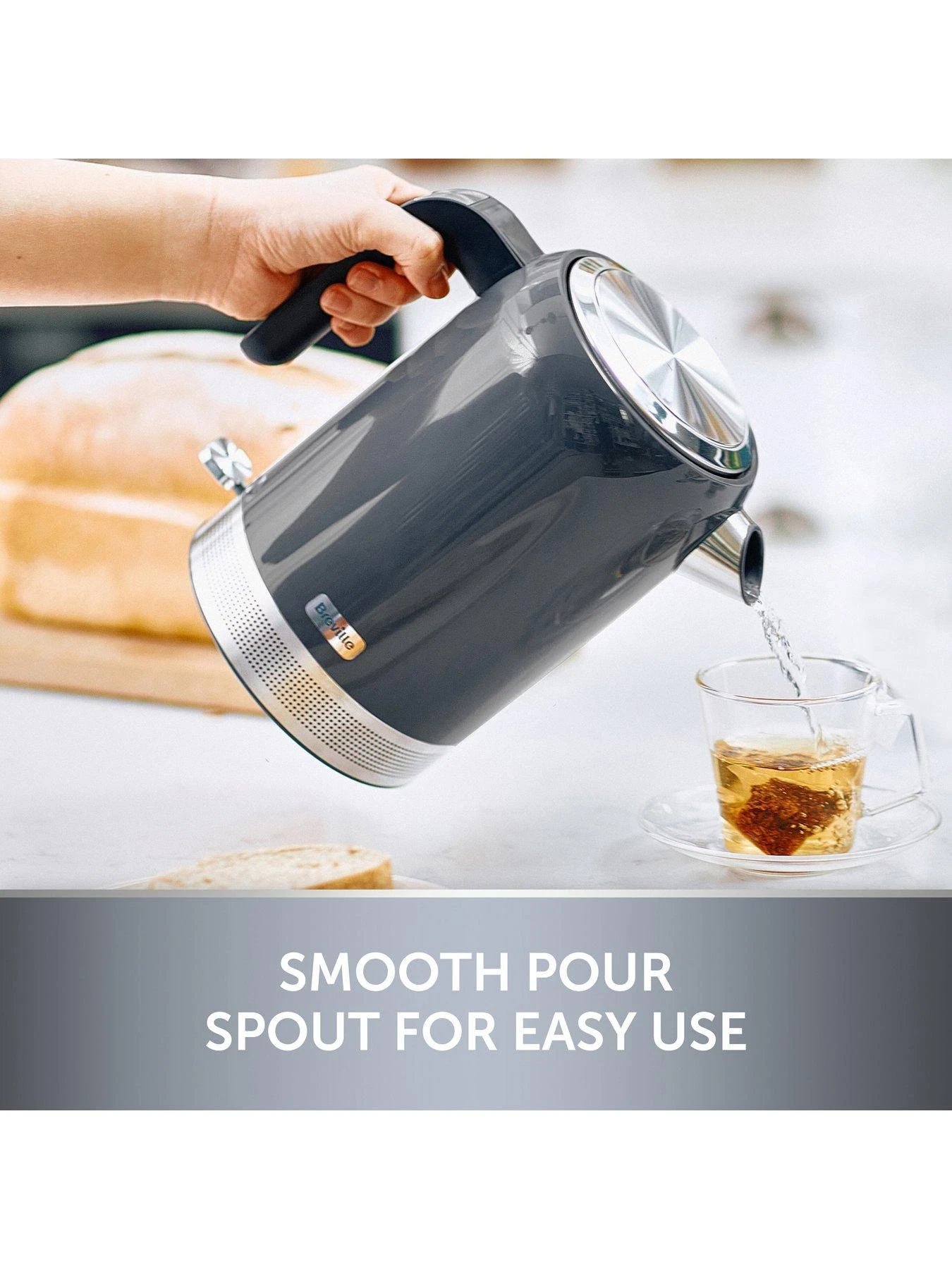 Breville High Gloss Kettle Grey - Image 3