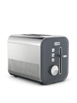 Breville High Gloss 2S Toaster Grey