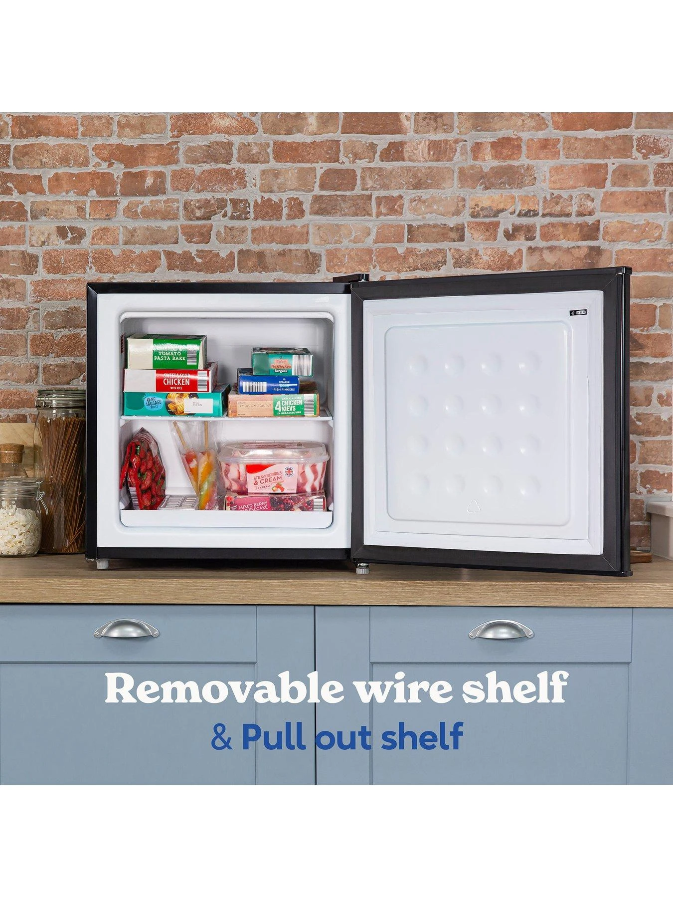 Russell Hobbs RHTTFZ1B Table Top Freezer - Black - Image 6