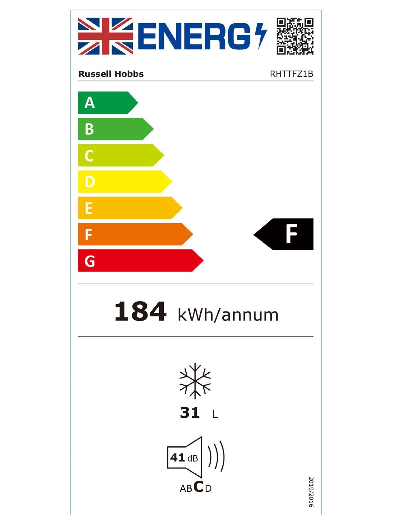 Russell Hobbs RHTTFZ1B Table Top Freezer - Black - Image 7