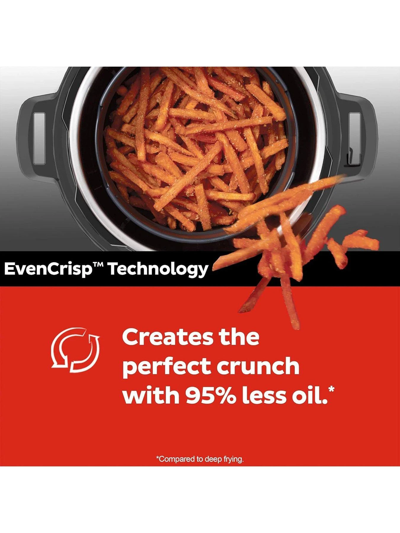 Instant Pot Duo Crisp Air Fryer & Smart Cooker 5.7L - Air Fryer, Pressure Cooker, Slow Cooker, Rice Cooker, Saute Pan, Grill And More - Image 5