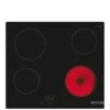 Bosch PKE61RAA8B 60cm Intergrated Ceramic Hob, Touch Control, 4 Zones - Black