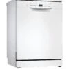 Bosch SMS2HVW66G 9.5L, 13-Settings Freestanding Dishwasher With 6 Programmes - White