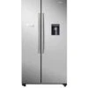 Hisense RS741N4WCE 90cm Wide Side By Side, American Fridge Freezer - Stainless Steel