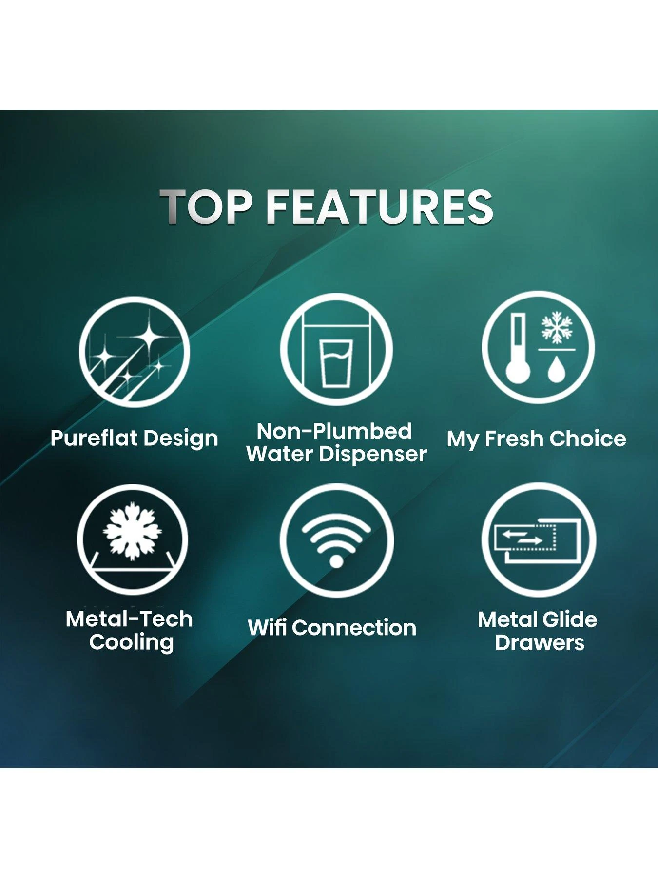 Hisense RF749N4SWSE Pureflat 90cm French Door, American Fridge Freezer - Stainless Steel - Image 4