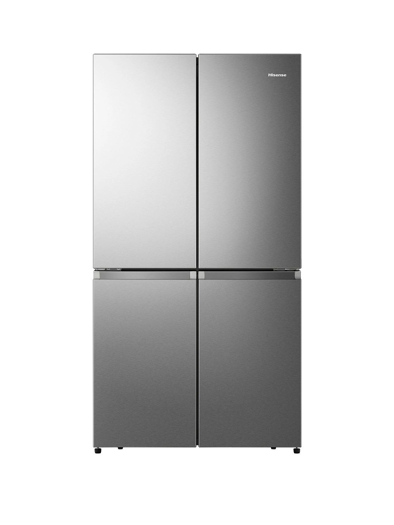 Hisense RQ758N4SASE Pureflat 90cm Cross Door, American Fridge Freezer - Stainless Steel