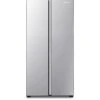Fridgemaster MS83430ES 80cm Wide Side By Side, American Fridge Freezer - Silver