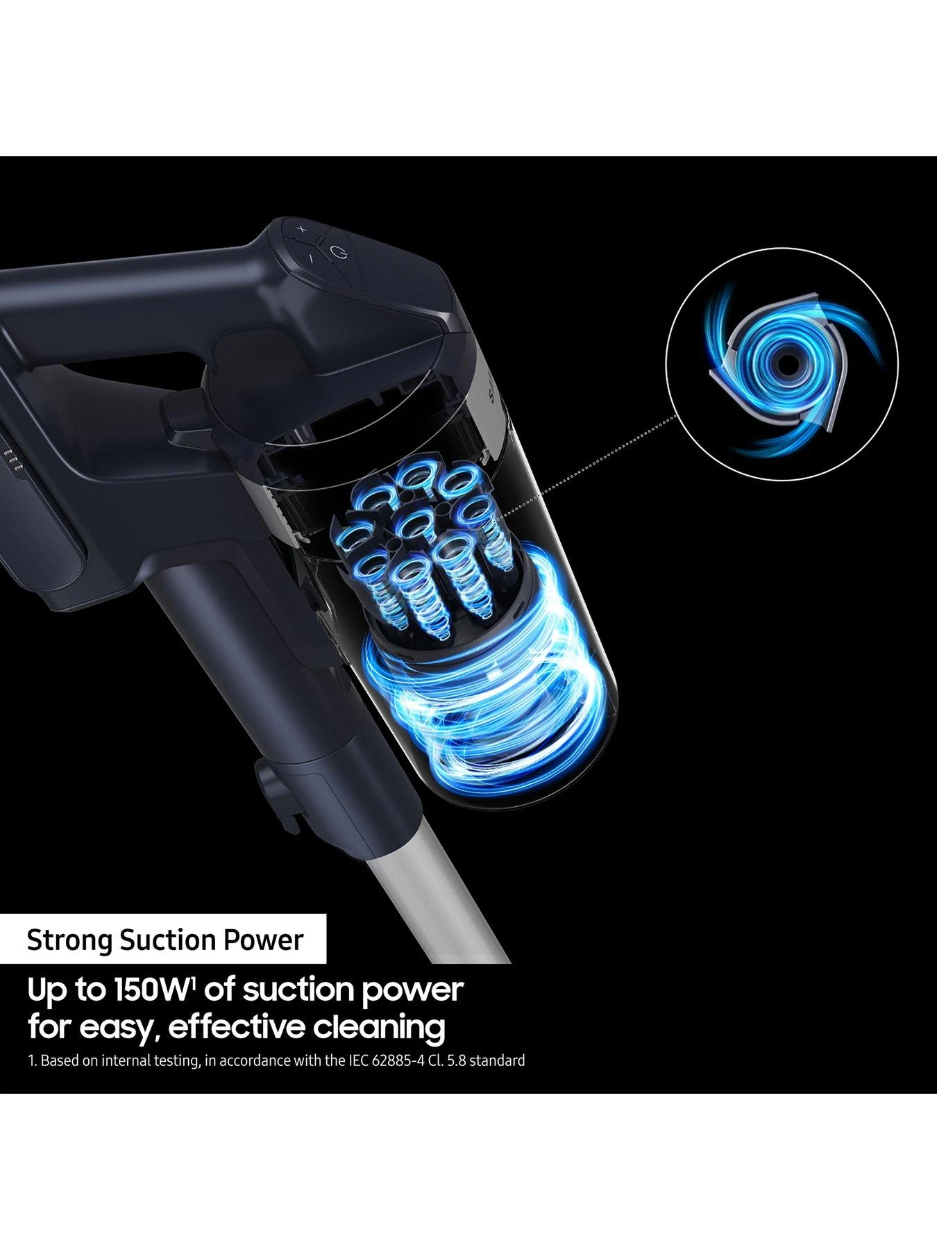 Samsung Jet 75E Pet Max 200W Cordless Vacuum Cleaner With Pet Tool - Teal Mint - Image 4