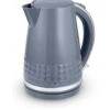 Tower T10075GRY Solitaire Kettle With 360° Swivel Base, Cord Storage, 1.5L, 3KW - Grey And Chrome Accents