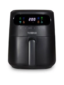 Tower T17125 Vortx 3L Air Fryer With Colour Digital Display, Digital Control Panel & 7 One-Touch Pre-sets, 1300W, Black