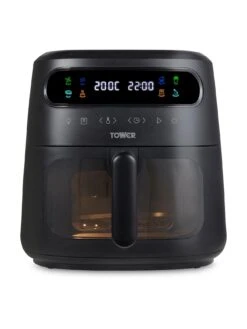 Tower T17123 Vortx Vizion 7.5L Air Fryer With Colour Digital Display, Digital Control Panel & 7 One-Touch Pre-sets, 1900W, Black