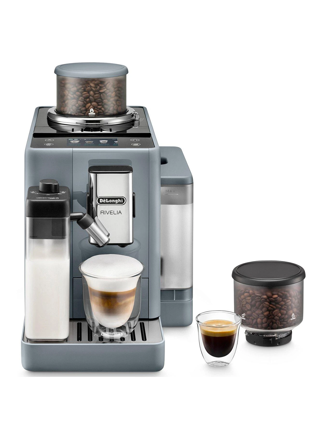 DeLonghi Rivelia Bean To Cup Coffee Machine - Grey EXAM440.55.