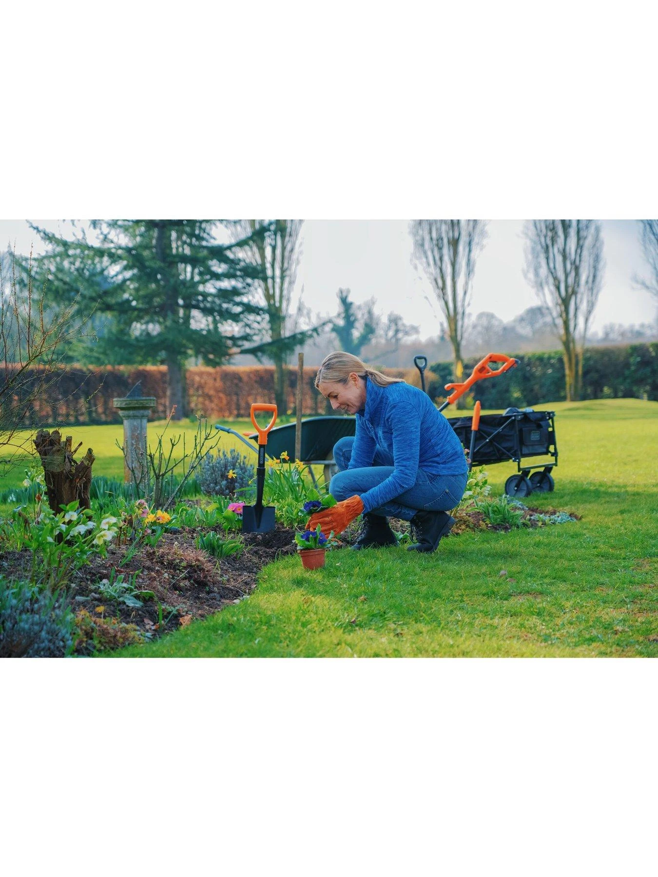 Black & Decker Collapsible Wagon - Black - Image 7