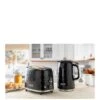 Daewoo 2 SET BUNDLE - 1.7L KETTLE 3KW & 2 SLICE HONEYCOMB TOASTER BLACK