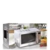 Daewoo 20L 700W Microwave With Grill Function Stainless Steel Cavity