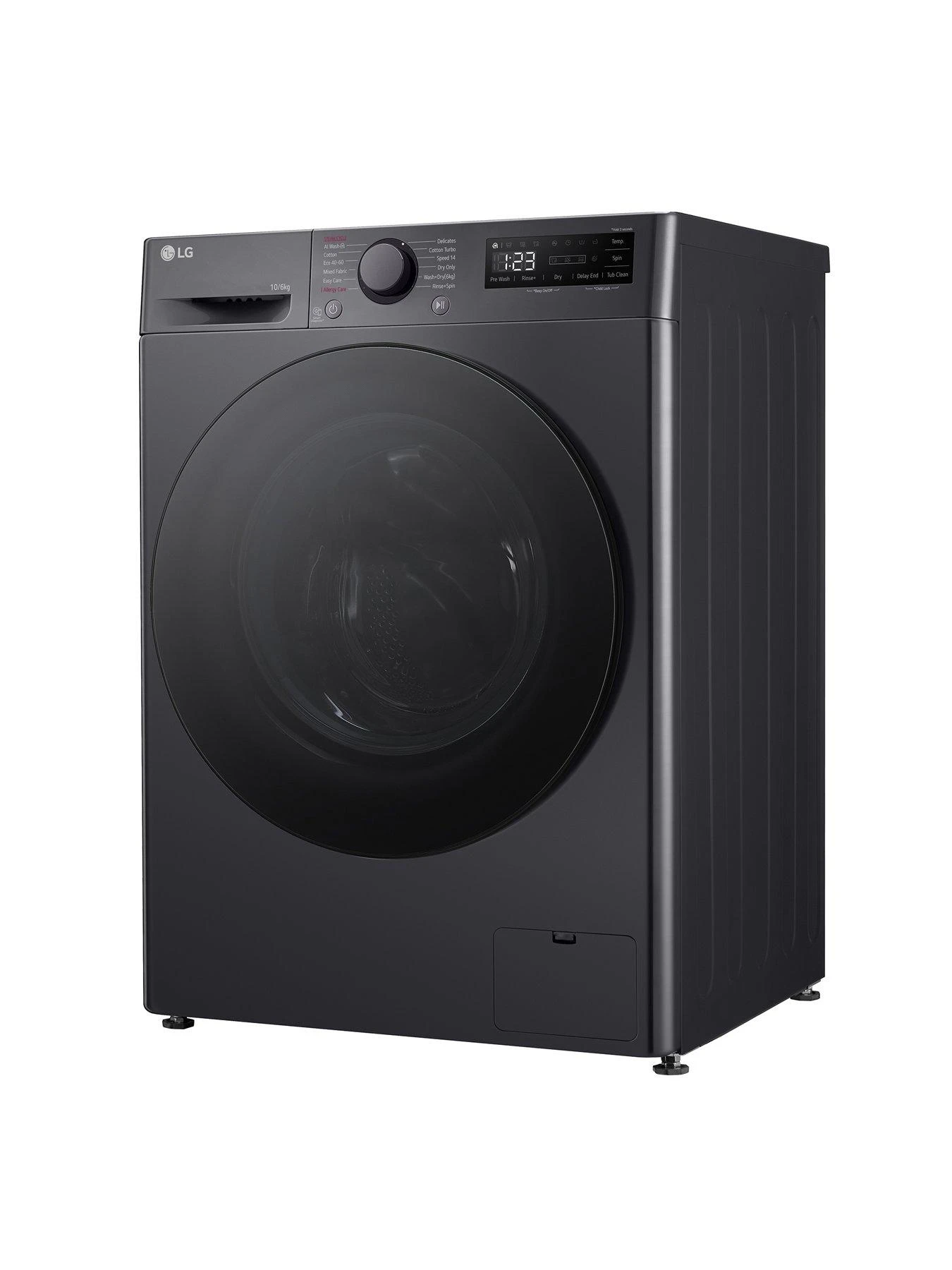 LG TurboWash FWY606GBLN1 10kg / 6kg Washer Dryer - Slate Grey - A-10% / D Rated - Image 2