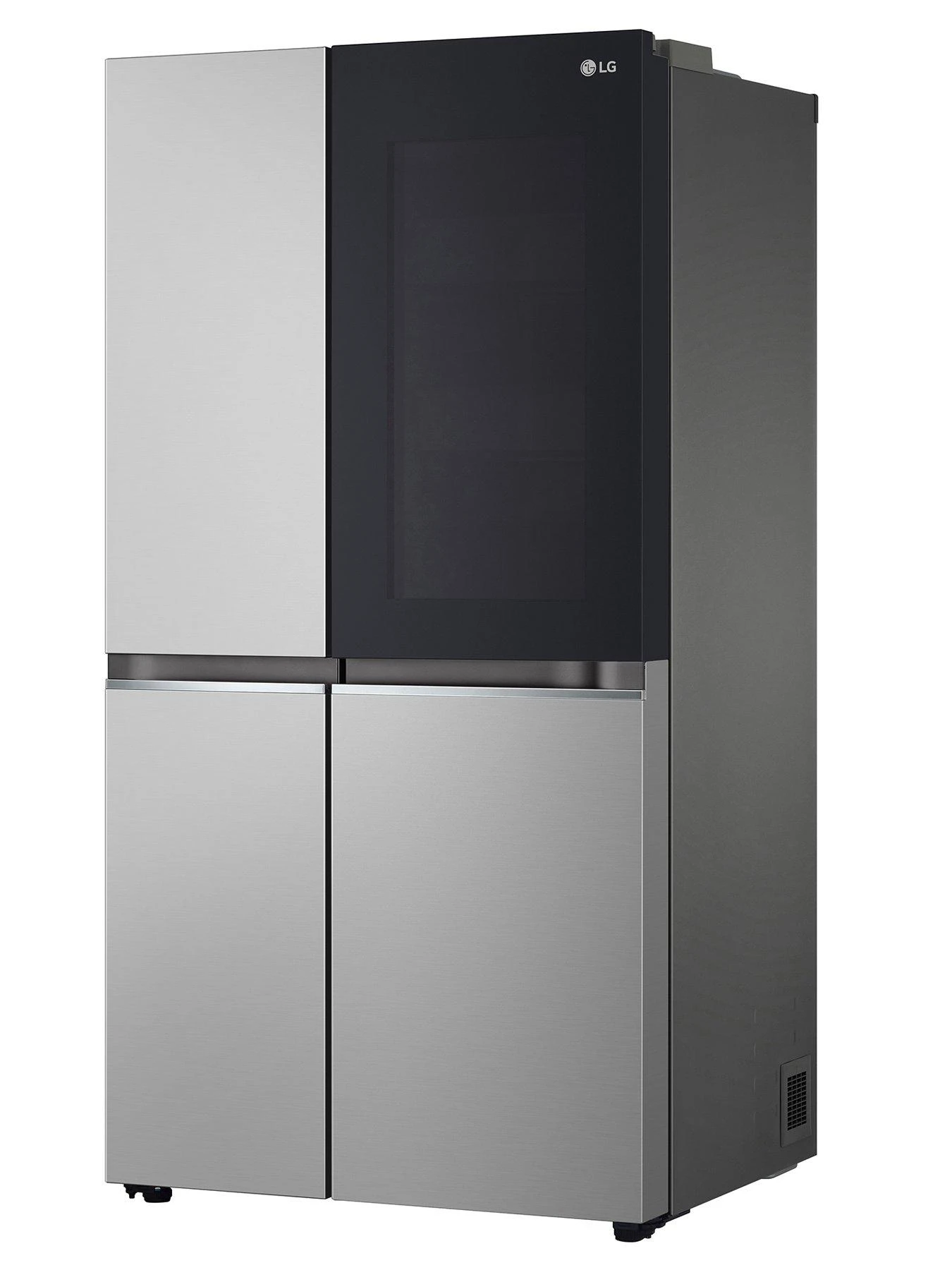 LG InstaView GSVV80PYLL Side-by-Side Fridge Freezer - Prime Silver - 655L - E Rated - Image 4