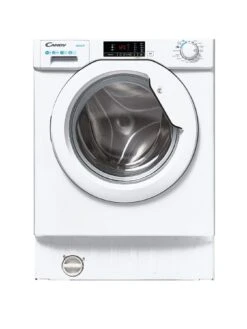 Candy CBW 49D1W4-80 Integrated 9kg Load, 1400 Spin Washing Machine