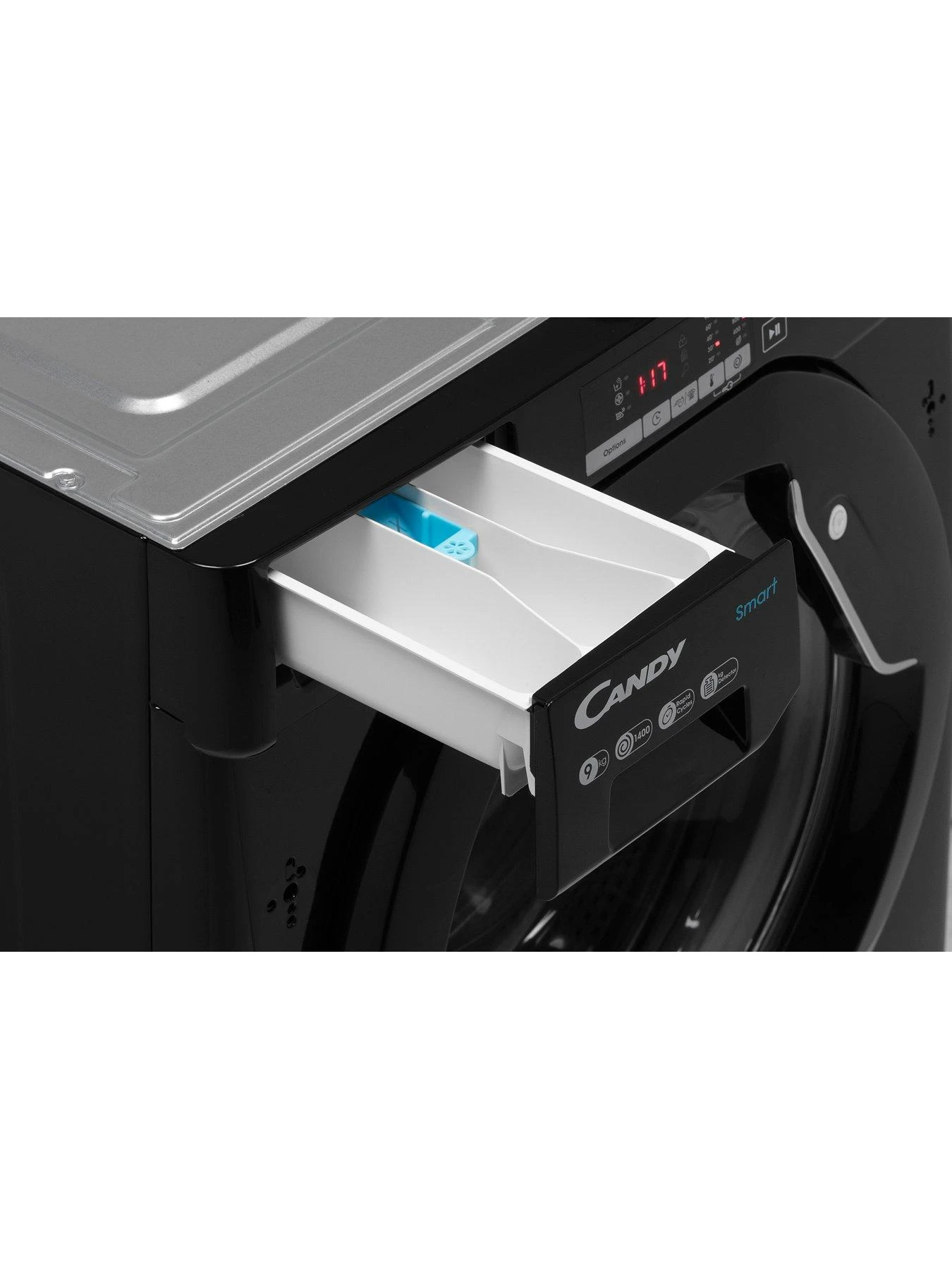 Candy CBW49D2BBW4-80 Integrated 9kg Load, 1400 Spin Washing Machine - Image 6